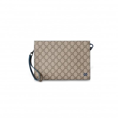 GUCCI BI-COLOR SMALL POUCH 768255 (26*18*6cm)